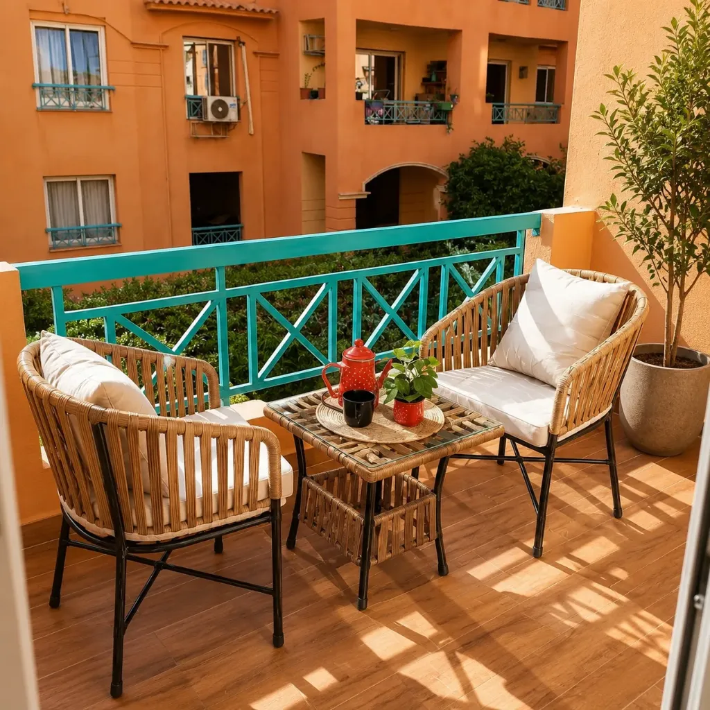 Capri Rope Bistro Set – 2 Seater
